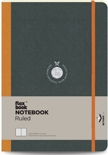 The Writing Fields 21000 Σημειωματάριο Ριγέ Πορτοκαλί