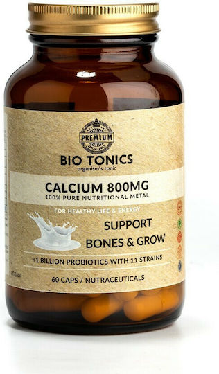 Bio Tonics Kalzium Unterstützung Knochen Und Wachstum 800mg Für Kinder 60 Kräuterkapseln