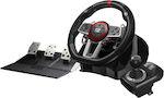 Ready2gaming Racing Wheel Pro Volan cu Schimbător de Viteze și Pedale pentru PC / PS3 / PS4 / Comutator cu 900° Grade de Rotire