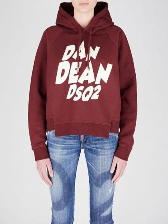 Damen Sweatshirt Kapuzen Rosa