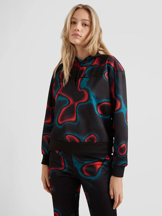 Women's Sweatshirt Hooded Black