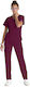 Grey's Anatomy Moto Women's Burgundy Medical Bl...