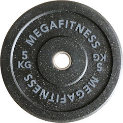 MegaFitness Hi Temp Bumber Set of Plates Olympic Type Metal 1 x 5kg Φ50mm