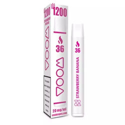 Voom Labs Vape 36 Strawberry Banana 20mg 2ml Λευκό Voom Labs Vape 36 Strawberry Banana 20mg 2ml Λευκό