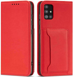 Hurtel Magnet Card Κόκκινη (Galaxy A13 5G)