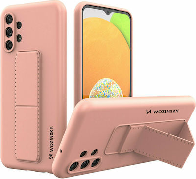 Wozinsky Kickstand Coperta din spate Silicon Roz (Galaxy A13 5G)