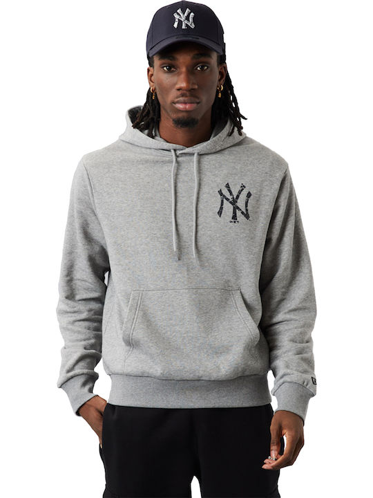 New York Yankees Φούτερ με Κουκούλα Γκρι
