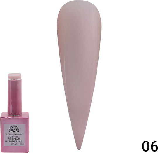 Global Fashion 8100 Grundierung für Gel-Nagellacke Gummi 15ml