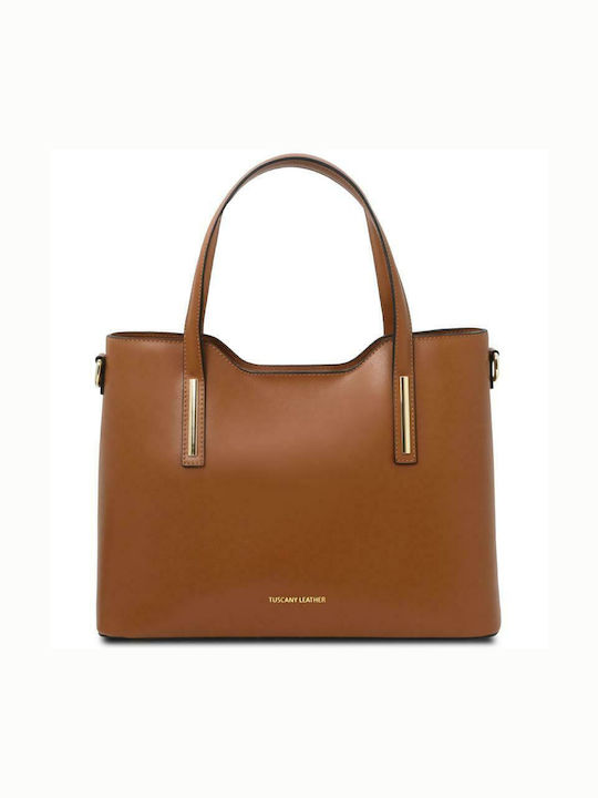 Tuscany Leather Olimpia Δερμάτινη Γυναικεία Τσά...