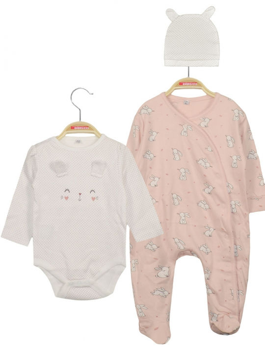 Energiers Baby Bodysuit Set Long-Sleeved Multicolour