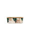 Chic Mic Bamboo Lunch Box Multicolour 18x9.5cm