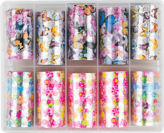 Global Fashion Transfer XKZ Foil for Nails in Various Colors
