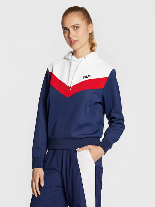 Bosa Cropped Hoody Cropped Γυναικείο Φούτερ Navy Μπλε