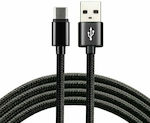 everActive CBB-1.2CB Braided USB 2.0 Cable USB-C male - USB-A male Black 1.2m