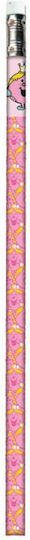 CHartini Poli Miss Princess HP.BTS.PNC.003 Pencil with Eraser Pink