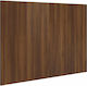 vidaXL Wooden Bed Headboard Brown Oak 120x80cm