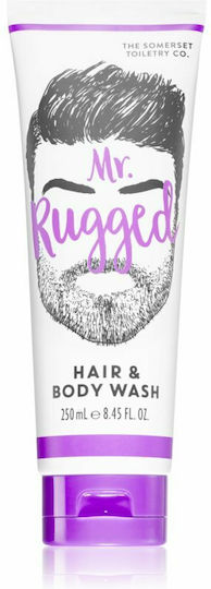 The Somerset Toiletry Co. Mr Rugged Bubble Bath in Gel and Cedarwood and Lemongrass Scent 250ml