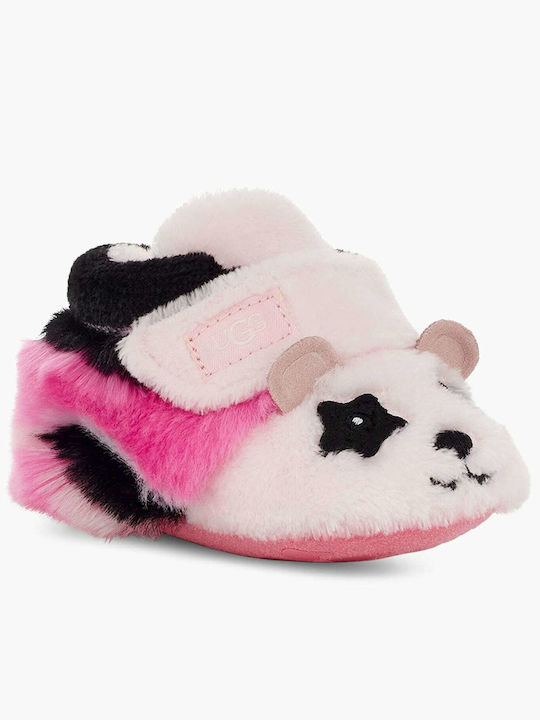Ugg Australia Βρεφικά Παντοφλάκια Αγκαλιάς Ροζ Panda