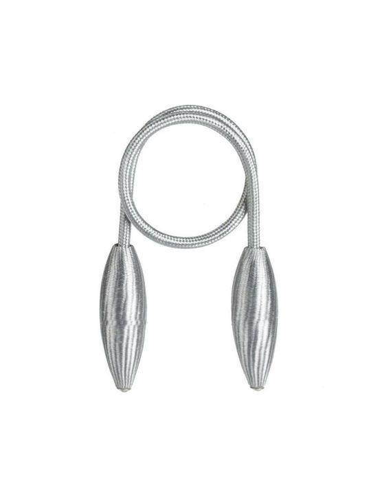 My Home Luxury Tie-Back Snur Argintiu