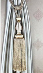 My Home Luxury Classic Δέστρα Κορδόνι από Ύφασμα Gold