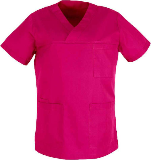 Fabrik 10041 Unisex Ιατρική Μπλούζα Φούξια