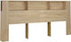 vidaXL Wooden Bed Headboard Sonoma Oak 220x104.5cm