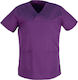 Fabrik 10041 Unisex Purple Medical Blouse Cotto...