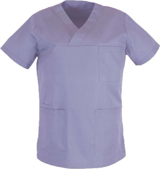 Fabrik 10041 Unisex Ιατρική Μπλούζα Λιλά
