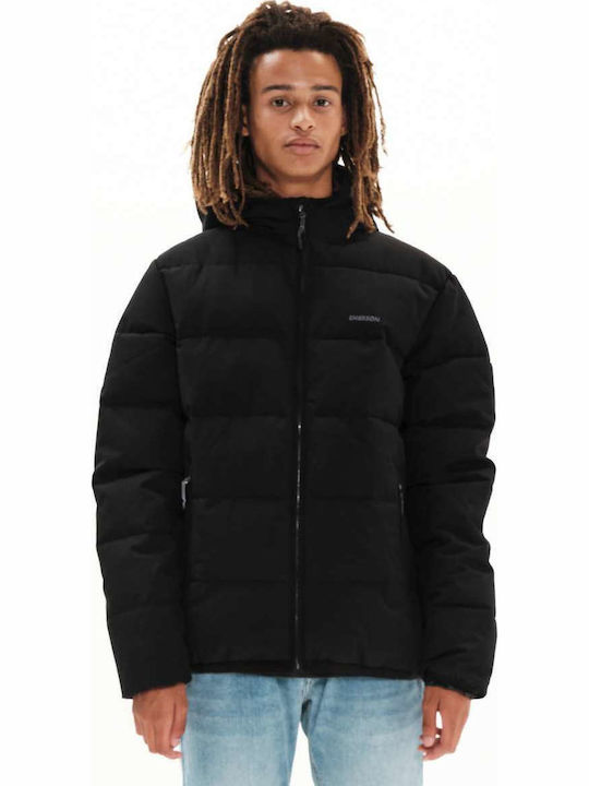 Emerson Зимно Мъжко якето Puffer Черно