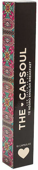 The Cap Soul Kapseln Tee Schwarz English Breakfast Schwarzer English Breakfast Kompatibel mit Maschine Nespresso 10Mützen