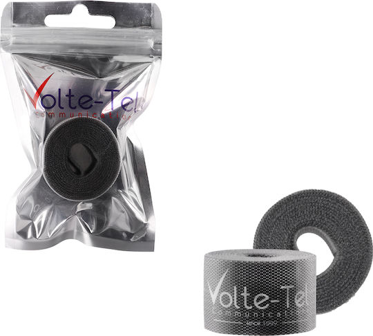 Volte-Tel Self-Adhesive Hook & Loop Tape Gray 1pcs