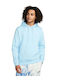 Nike Sportswear Club Men's Sweatshirt with Hood and Pockets Light Blue