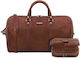 Tuscany Leather Colombo Set Sack Voyage Brown m...
