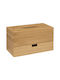 5Five Θήκη για Χαρτομάντηλα Ξύλινη Καφέ 25x13x15cm 174776