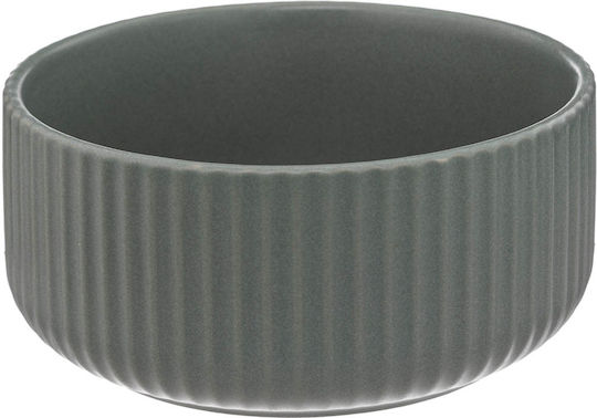 Cotele Cereal Serving Bowl Round Ceramic Green with Diameter 15cm