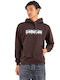 Napapijri B-Telemark Men's Sweatshirt with Hood & Pockets Brown