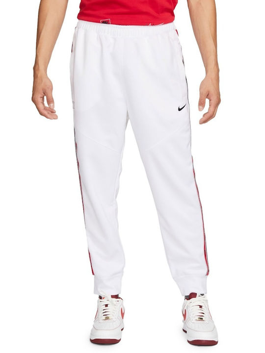 Nike Παντελόνι Φόρμας με Λάστιχο Λευκό