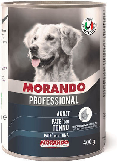 Morando Professional Wet Food Dogs in Cans with Tuna Fish 400gr