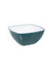 5Five Plastic Salad Bowl Petrol 19x19x9cm