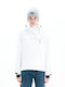 Emerson Women's Short Sports Jacket for Winter with Hood White