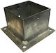 Showood Suporturi pentru Pergolă Galvanizat 7.1x7.1cm 1buc