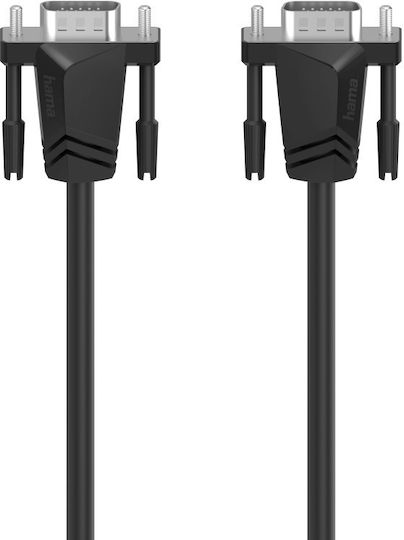 HAMA Kabel VGA-Stecker - VGA-Stecker Schwarz 3m (00200708)