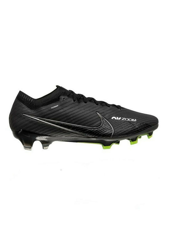 Nike Zoom Mercurial Vapor 15 Elite FG Χαμηλά Ποδοσφαιρικά Παπούτσια με Τάπες Black / Summit White / Volt / Dark Smoke Grey