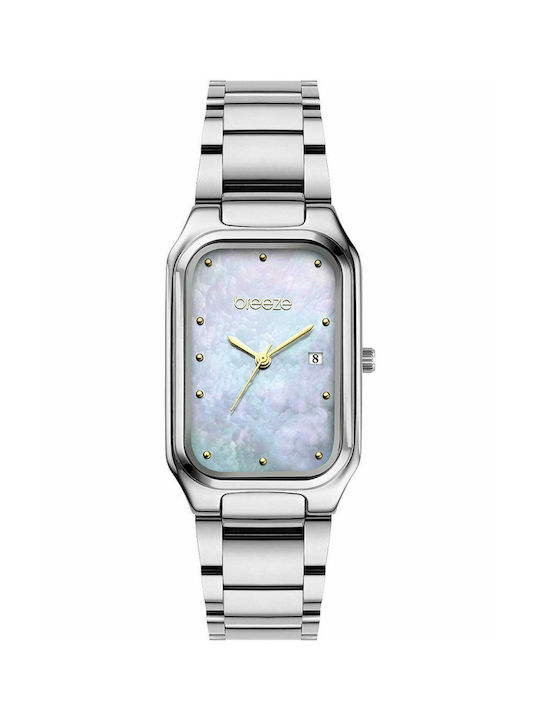 Breeze Dynasty Uhr mit Silber Metallarmband