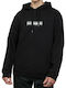 Box Sweatshirt with Hood Black