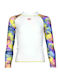 Arena Costum de baie pentru copii Rashguard Albă