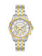 Breeze Divinia Damen Uhr Chronograph mit Silber Metallarmband