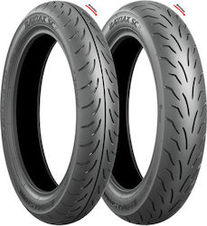 Bridgestone Battlax Sc1 Bias Anvelopă pentru scuter Față cu Dimensiune 120/70-14 55P Fără cameră Bridgestone Battlax Sc1 Bias Anvelopă pentru scuter Față cu Dimensiune 120/70-14 55P Fără cameră