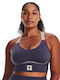 Project Rock Infinity Mid Women's Sports Bra without Padding Tempered Steel//Summit White