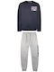 Kids Sweatpants Set Navy Blue 2pcs